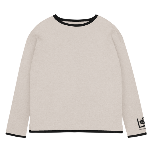 LSS of SD Women’s Cream Knitted Sweater